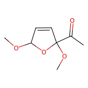 1-(2,5-dimethoxy-2H-furan-5-yl)ethanone structure