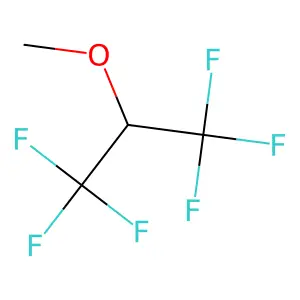 hexafluoroisopropyl methyl ether structure