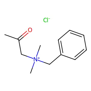 benzyl-dimethyl-(2-oxopropyl)azanium chloride structure