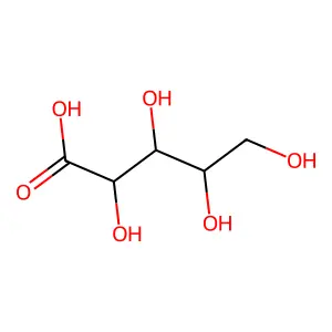 Compound C5H10O6 structure