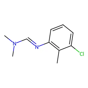 N'-(3-chloro-2-methylphenyl)-N,N-dimethylmethanimidamide structure