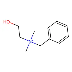 AMMONIUM, BENZYLDIMETHYL(2-HYDROXYETHYL)- structure
