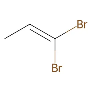 1,1-Dibromo-1-propene structure