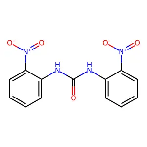 1,3-bis(2-nitrophenyl)urea structure