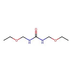 1,3-bis(ethoxymethyl)urea structure