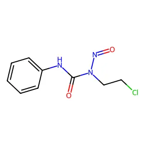 1-(2-chloroethyl)-1-nitroso-3-phenylurea structure