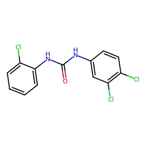 1-(2-chlorophenyl)-3-(3,4-dichlorophenyl)urea structure