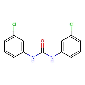 1,3-bis(3-chlorophenyl)urea structure