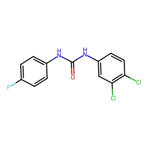 1-(3,4-dichlorophenyl)-3-(4-fluorophenyl)urea structure