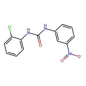 1-(2-chlorophenyl)-3-(3-nitrophenyl)urea structure