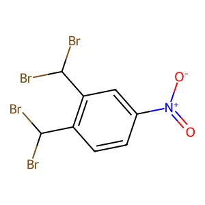 1,2-bis(dibromomethyl)-4-nitrobenzene structure