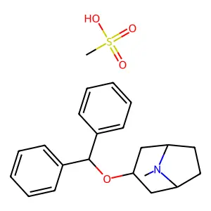 BENZTROPINE MESYLATE structure