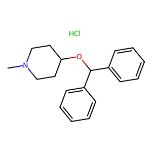 Diphenylpyraline hydrochloride structure