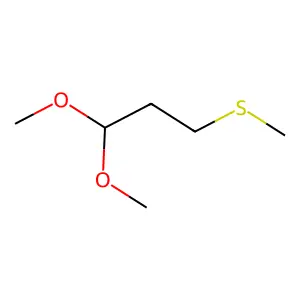 1,1-dimethoxy-3-methylsulfanylpropane structure