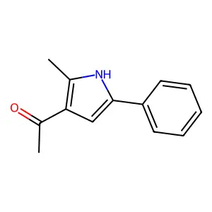 1-(2-Methyl-5-phenyl-1H-pyrrol-3-yl)ethanone structure