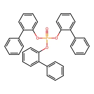 tris(2-phenylphenyl) phosphate structure