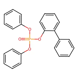 2-Biphenylyl diphenyl phosphate structure