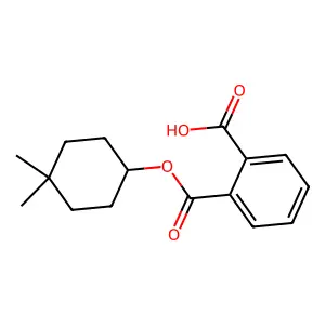 1,2-Benzenedicarboxylic acid, mono(dimethylcyclohexyl) ester structure