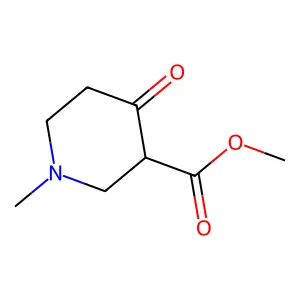 methyl 1-methyl-4-oxopiperidine-3-carboxylate structure