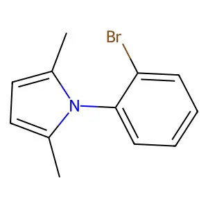 1-(2-bromophenyl)-2,5-dimethylpyrrole structure