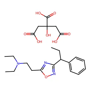Proxazole citrate structure