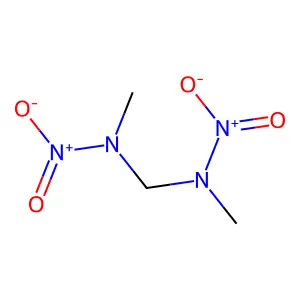 METHANEDIAMINE, N,N'-DIMETHYL-N,N'-DINITRO- structure
