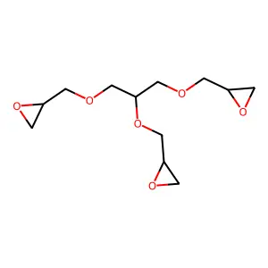 Glycerol triglycidyl ether structure