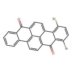 Dibromodibenzo(b,def)chrysene-7,14-dione structure