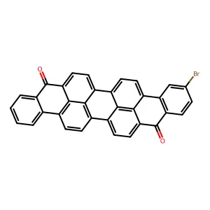 Benzo(rst)phenanthro(10,1,2-cde)pentaphene-9,18-dione, bromo- structure