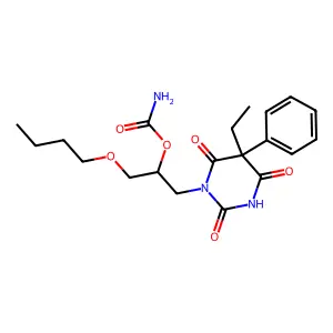 Febarbamate structure