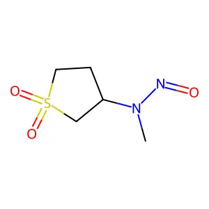 N-(1,1-dioxothiolan-3-yl)-N-methylnitrous amide structure