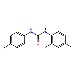 1-(2,4-dimethylphenyl)-3-(4-methylphenyl)urea structure