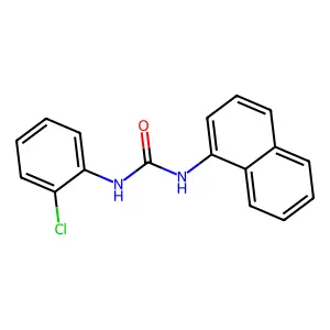 1-(2-chlorophenyl)-3-naphthalen-1-ylurea structure