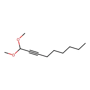 1,1-Dimethoxynon-2-yne structure