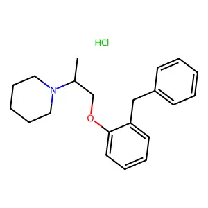 1-((1-(2-Benzylphenoxy)methyl)ethyl)piperidine hydrochloride structure