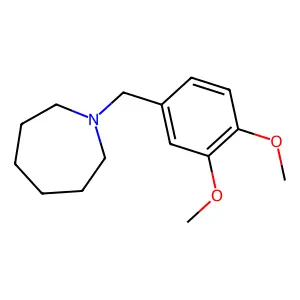 1-(3,4-dimethoxybenzyl)azepane structure