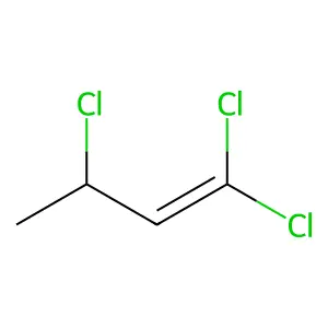 1,1,3-trichlorobut-1-ene structure