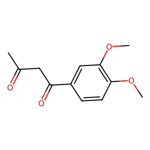 1-(3,4-dimethoxyphenyl)butane-1,3-dione structure