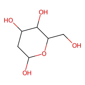 Compound C6H12O5 structure