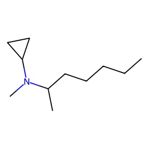 HEXYLAMINE, N-CYCLOPROPYL-N,1-DIMETHYL- structure