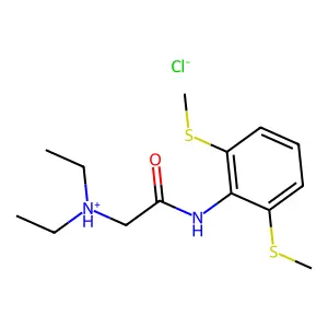 Diaethylaminothioacetyl-2,6-xylidin hydrochlorid [German] structure