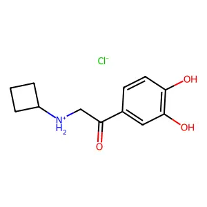 Cyclobutylnoradrenalone hydrochloride structure