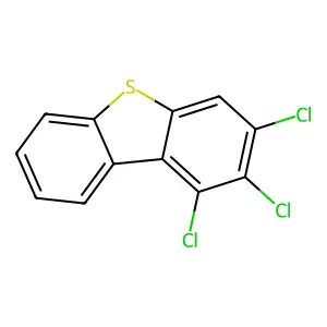 1,2,3-trichlorodibenzothiophene structure