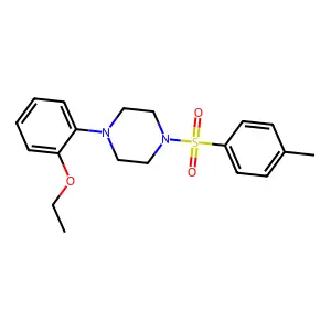 1-(2-ethoxyphenyl)-4-[(4-methylphenyl)sulfonyl]piperazine structure
