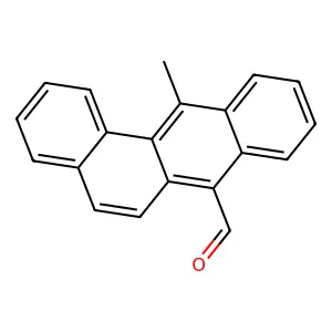 12-Methylbenz(a)anthracene-7-carboxaldehyde structure