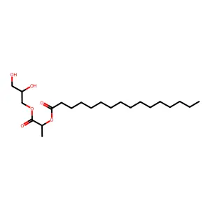 [1-(2,3-dihydroxypropoxy)-1-oxopropan-2-yl] hexadecanoate structure