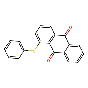 Anthraquinone, 1-thiophenyl structure