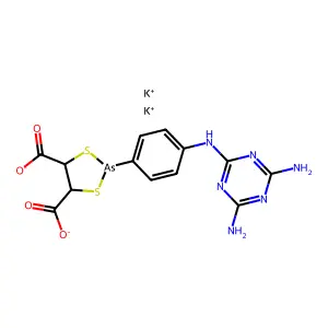 Melarsonyl potassium structure