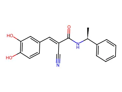 Tyrphostin AG 835 structure