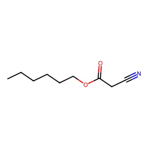 Hexyl cyanoacetate structure